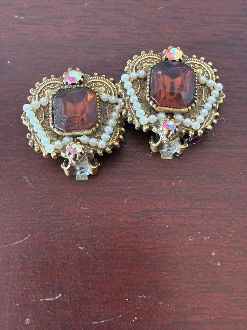 Arthur Pepper Clip on Earrings - Picture 3 of 5
